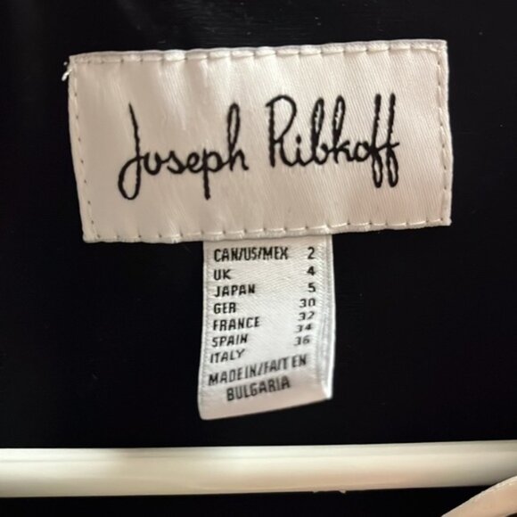 Joseph Ribkoff Black Vanilla Open Front Jacket 2 - Picture 2 of 4